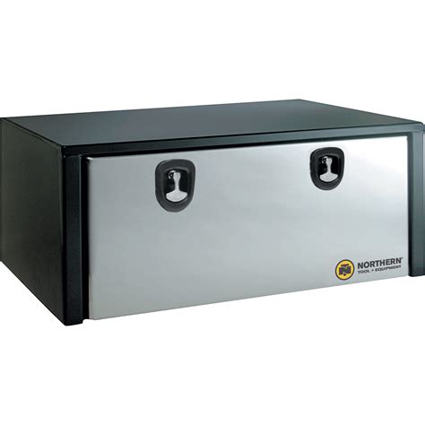 buyers underbody tool box with stainless steel door|stainless steel toolbox small truck.